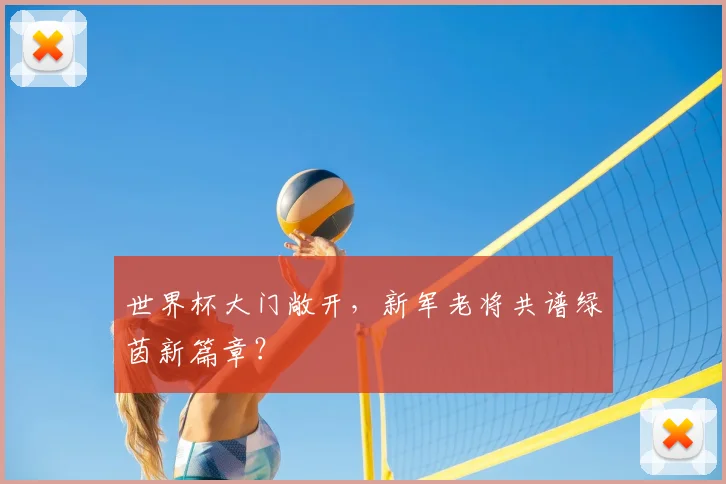 世界杯大门敞开，新军老将共谱绿茵新篇章？